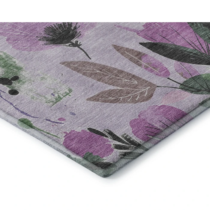 Addison Mayfield Purple AMF1549 2ft. 3in. x 7ft. 6in. Rect. Rug