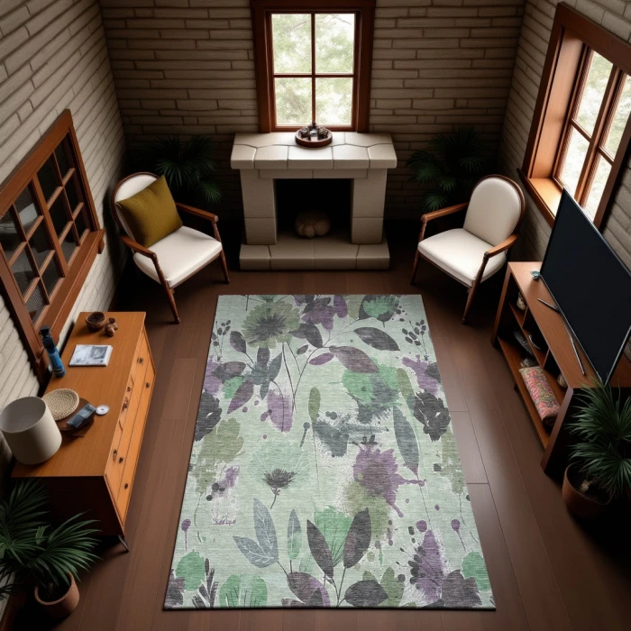 Addison Mayfield Green AMF1549 9ft. x 12ft. Rect. Rug