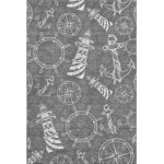 Addison Mayfield Gray AMF154 - 8ft. Round Rug