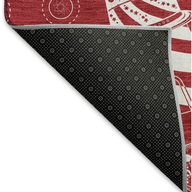 Addison Mayfield Red AMF154 - 8ft. Round Rug