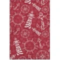 Addison Mayfield Red AMF154 - 8ft. Round Rug