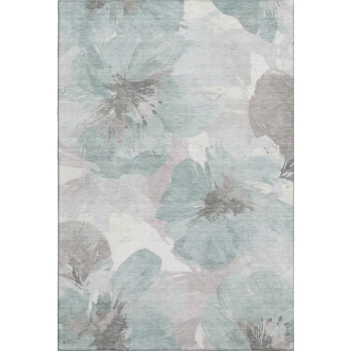Addison Mayfield Blue AMF1554 - 8ft. Round Rug