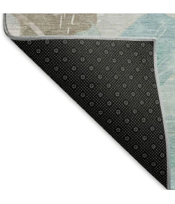 Addison Mayfield Teal AMF1554 - 8ft. Round Rug
