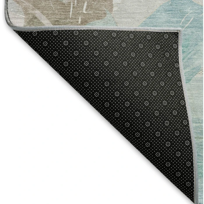 Addison Mayfield Teal AMF1554 - 8ft. Round Rug