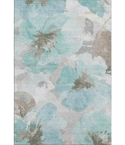 Addison Mayfield Teal AMF1554 - 8ft. Round Rug