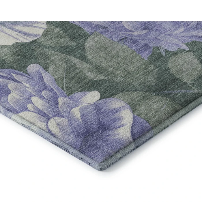 Addison Mayfield Purple AMF1561 - 8ft. Round Rug