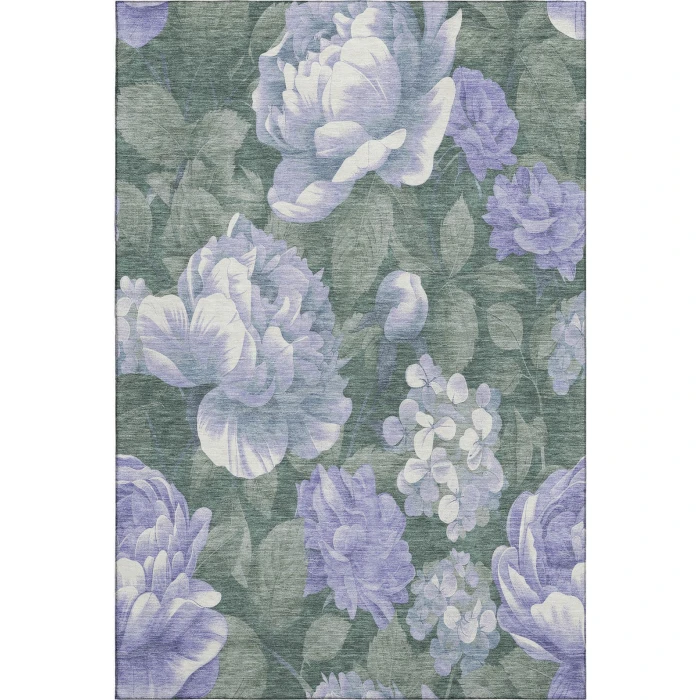Addison Mayfield Purple AMF1561 - 8ft. Round Rug