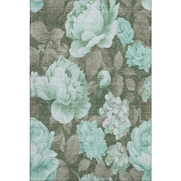 Addison Mayfield Blue AMF1561 - 8ft. Round Rug