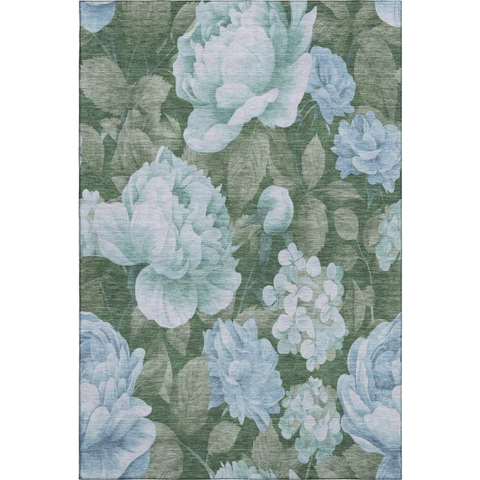 Addison Mayfield Blue AMF1561 - 8ft. Round Rug