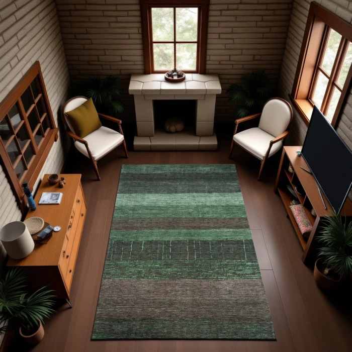 Addison Mayfield Green AMF1568 5ft. x 7ft. 6in. Rect. Rug