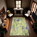 Addison Mayfield Green AMF1573 - 8ft. Round Rug