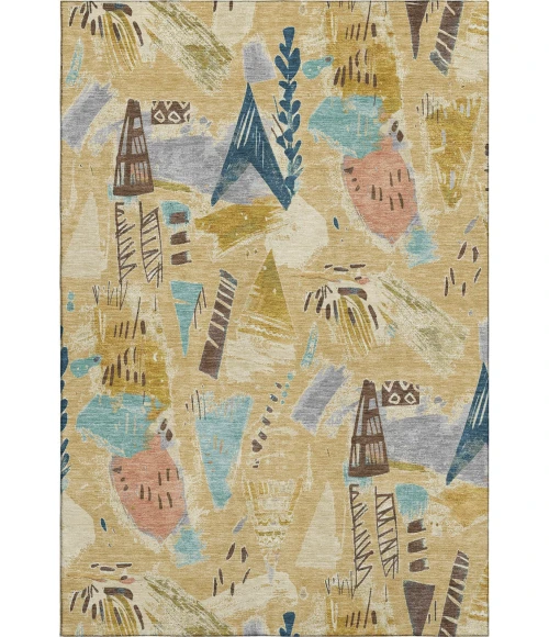 Addison Mayfield Gold AMF1573 2ft. 3in. x 7ft. 6in. Rect. Rug