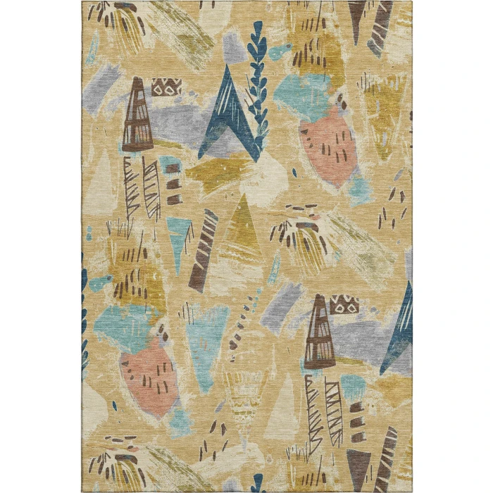 Addison Mayfield Gold AMF1573 9ft. x 12ft. Rect. Rug