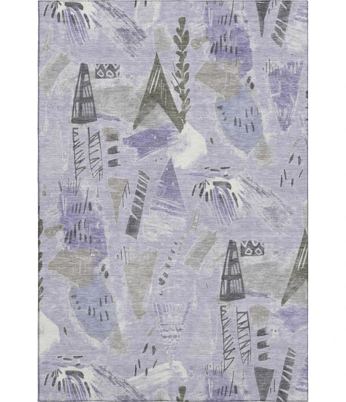 Addison Mayfield Purple AMF1573 2ft. 3in. x 7ft. 6in. Rect. Rug