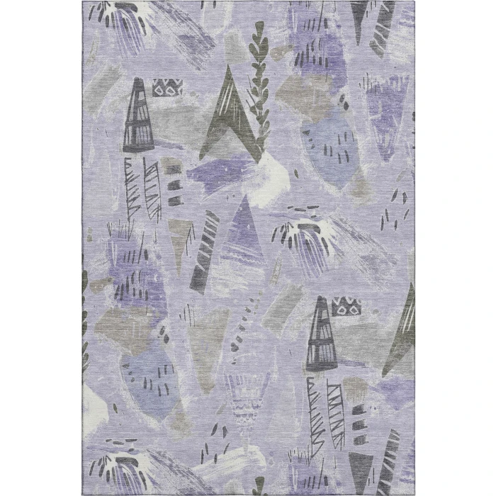 Addison Mayfield Purple AMF1573 5ft. x 7ft. 6in. Rect. Rug