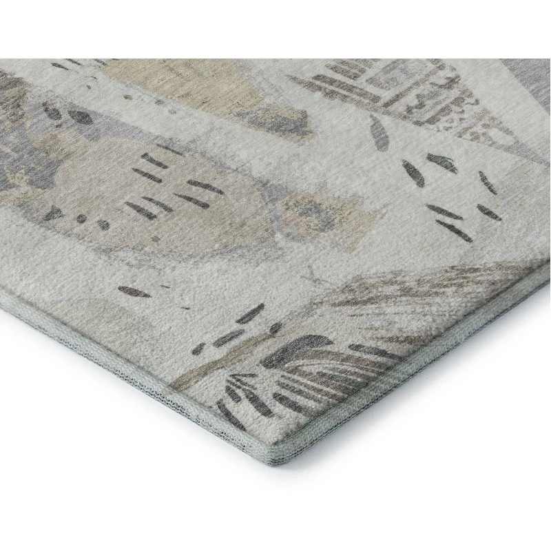 Addison Mayfield Ivory AMF1573 - 8ft. Round Rug