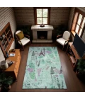 Addison Mayfield Blue AMF1573 2ft. 3in. x 7ft. 6in. Rect. Rug