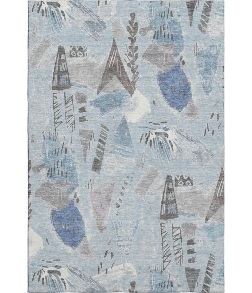 Addison Mayfield Blue AMF1573 2ft. 3in. x 7ft. 6in. Rect. Rug