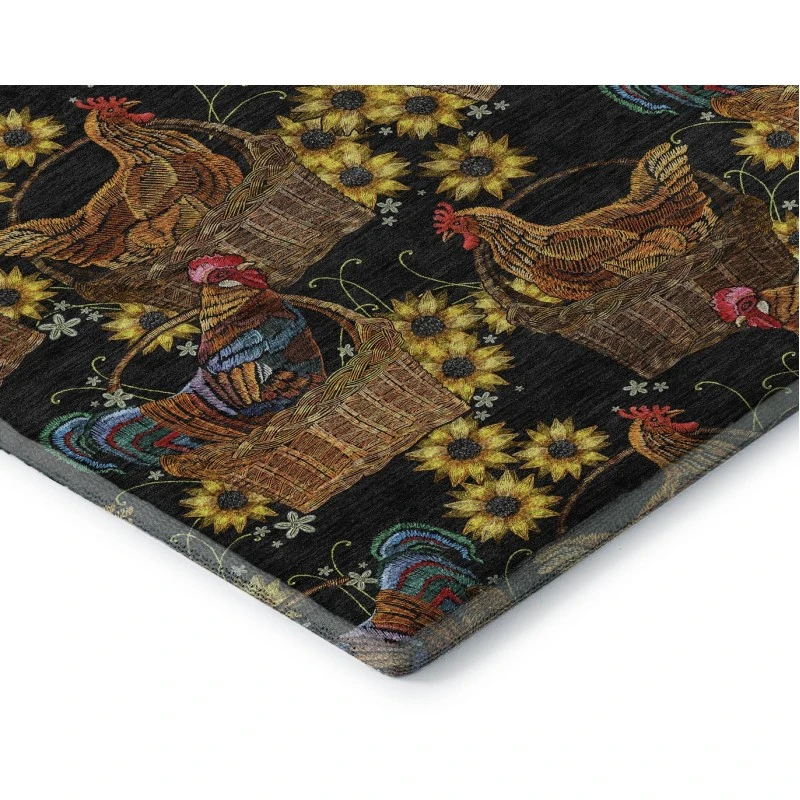 Addison Mayfield black AMF157 5ft. x 7ft. 6in. Rect. Rug