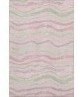 Addison Mayfield Pink AMF1581 - 8ft. Round Rug