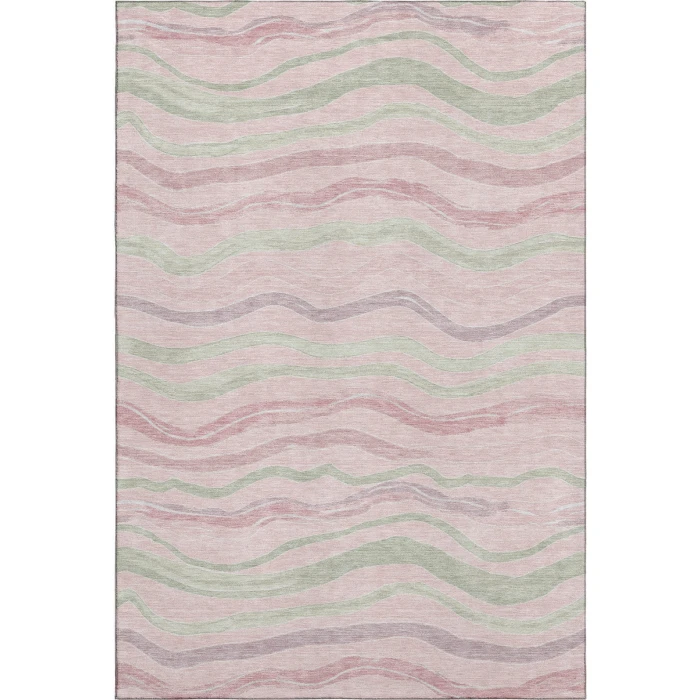 Addison Mayfield Pink AMF1581 - 8ft. Round Rug
