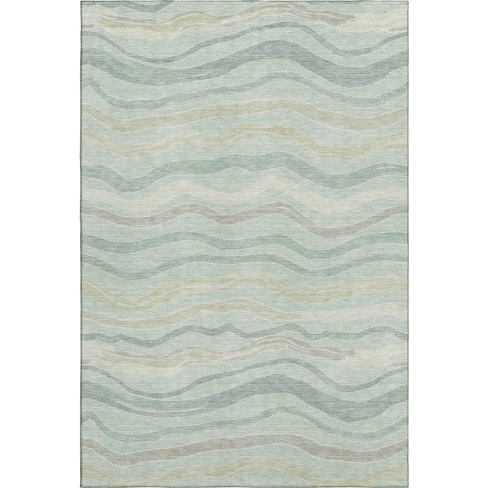 Addison Mayfield Green AMF1581 2ft. 3in. x 7ft. 6in. Rect. Rug