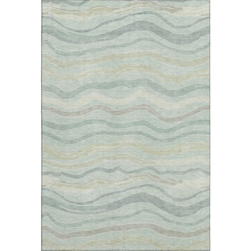 Addison Mayfield Green AMF1581 - 8ft. Round Rug