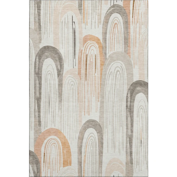 Addison Mayfield Ivory AMF1588 - 8ft. Round Rug