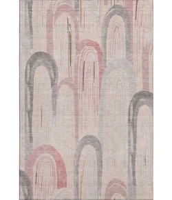 Addison Mayfield Orange AMF1588 - 8ft. Round Rug