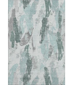 Addison Mayfield Teal AMF1596 - 8ft. Round Rug
