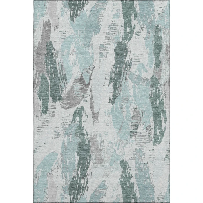 Addison Mayfield Teal AMF1596 - 8ft. Round Rug