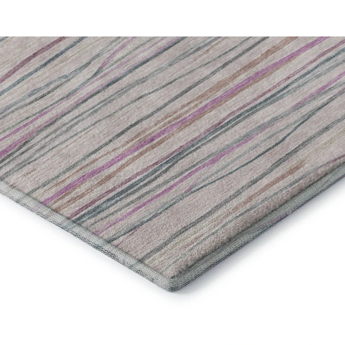 Addison Mayfield Pink AMF1603 - 8ft. Round Rug