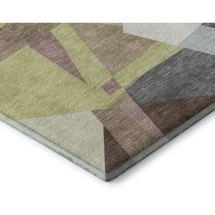 Addison Mayfield Brown AMF1609 - 8ft. Round Rug