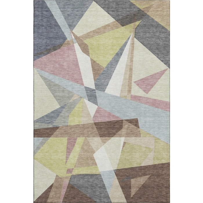 Addison Mayfield Brown AMF1609 - 8ft. Round Rug