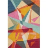 Addison Mayfield Orange AMF1609 - 8ft. Round Rug