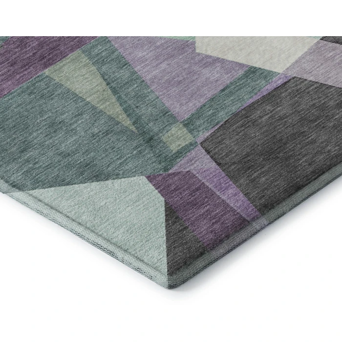 Addison Mayfield Purple AMF1609 - 8ft. Round Rug