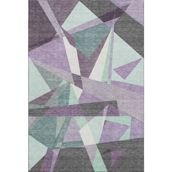 Addison Mayfield Purple AMF1609 - 8ft. Round Rug