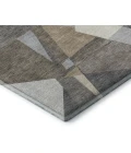 Addison Mayfield Brown AMF1609 - 8ft. Round Rug