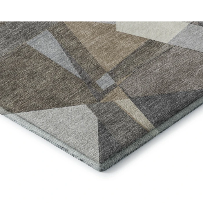 Addison Mayfield Brown AMF1609 - 8ft. Round Rug