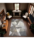 Addison Mayfield Brown AMF1609 - 8ft. Round Rug