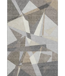 Addison Mayfield Brown AMF1609 - 8ft. Round Rug