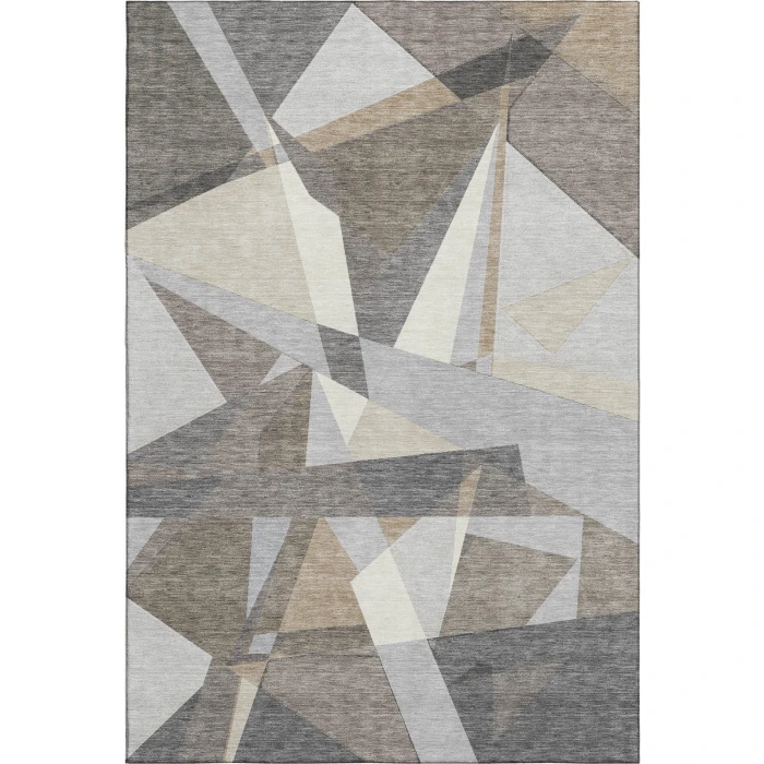 Addison Mayfield Brown AMF1609 - 8ft. Round Rug