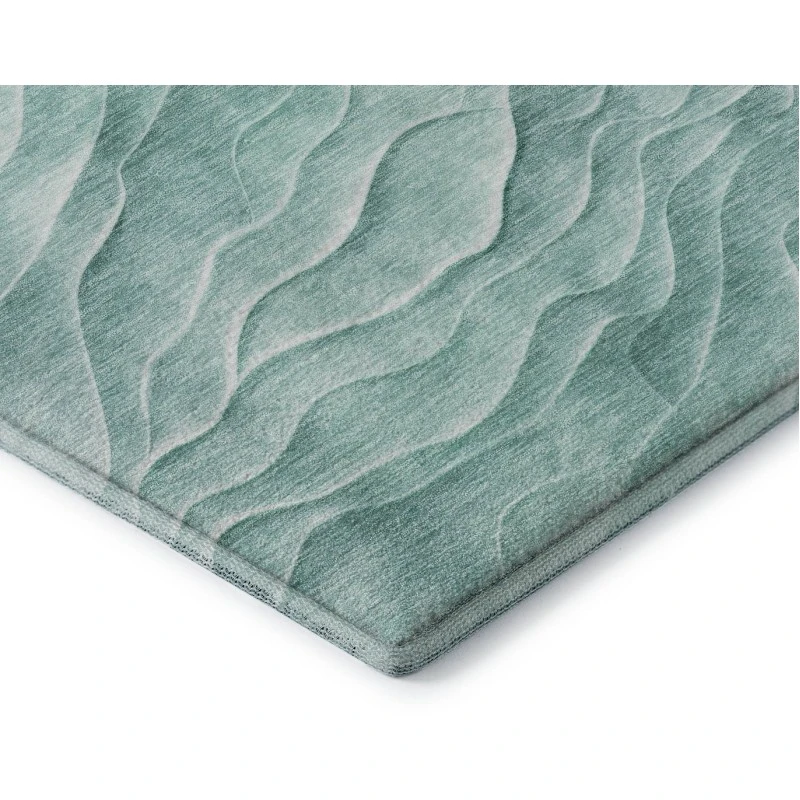 Addison Mayfield Teal AMF1614 - 8ft. Round Rug