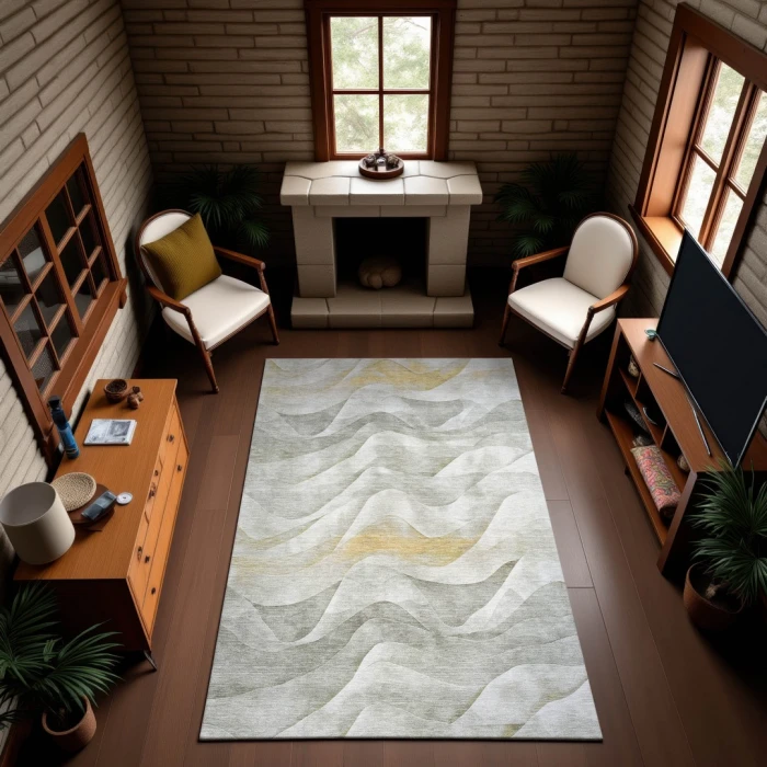 Addison Mayfield Gray AMF1619 8ft. x 10ft. Rect. Rug