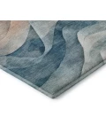 Addison Mayfield Teal AMF1619 - 8ft. Round Rug