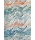 Addison Mayfield Teal AMF1619 - 8ft. Round Rug