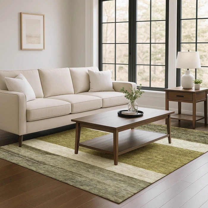Addison Mayfield Brown AMF1624 - 8ft. Round Rug