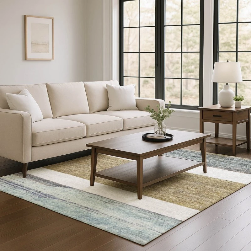 Addison Mayfield Brown AMF1624 - 8ft. Round Rug