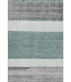 Addison Mayfield Teal AMF1624 - 8ft. Round Rug