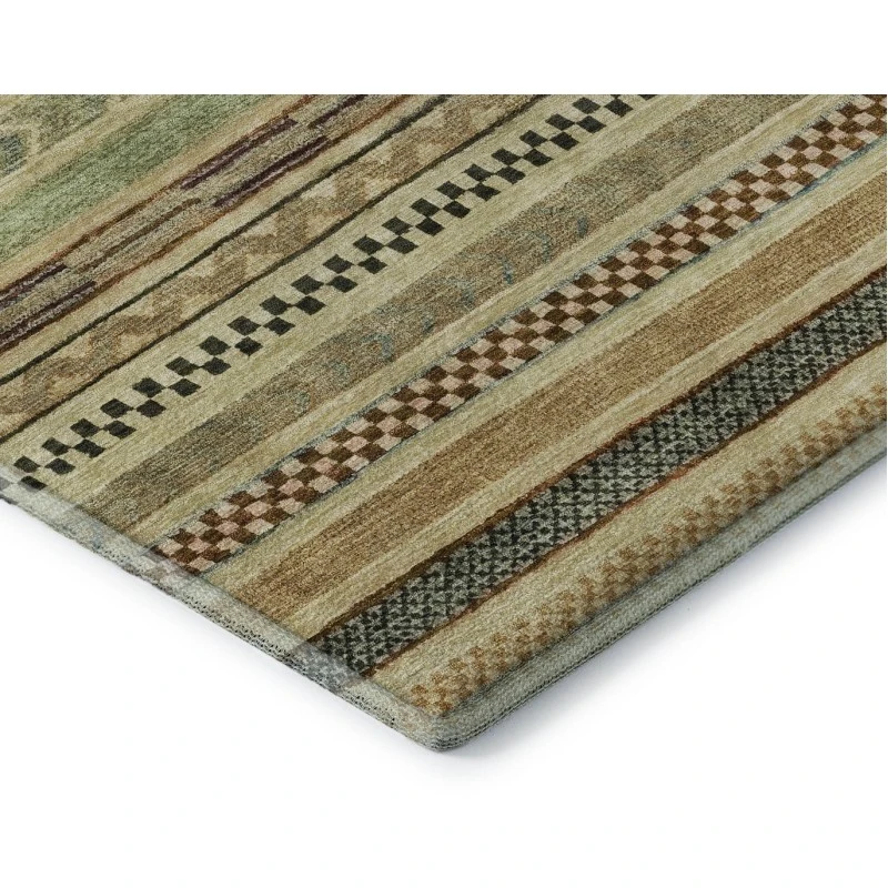 Addison Mayfield Brown AMF1625 - 8ft. Round Rug